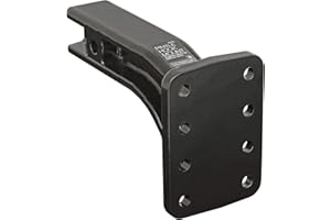 BUYERS PRODUCTS COMPANY Buyers Products PM25812 Pintle Hook Mount – 3 Position Adjustable Trailer Hitch Receiver for 2-1/2 Inch Trucks, 20,000 lb MGTW – Heavy-Duty Tow Hitch, 3,200 MVL Rated, 11.25"