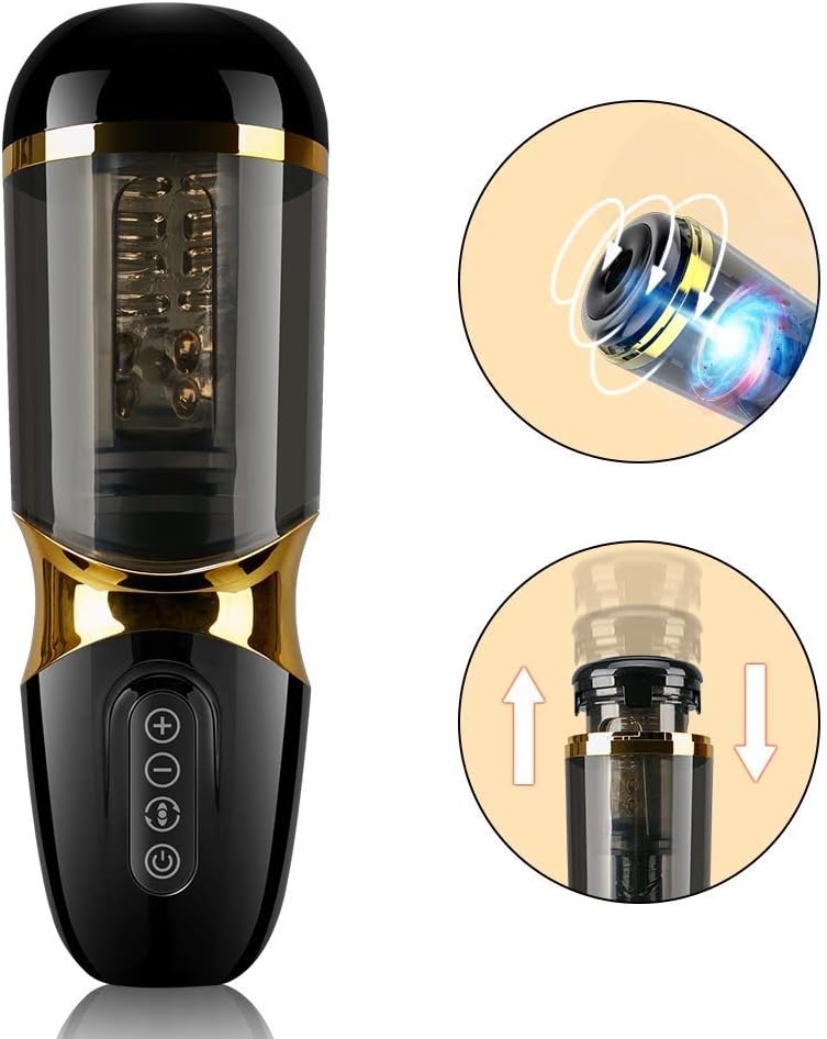 LZPING Multi Speed Electric Sucking Thrusing Rotating Massage Machine for Male Massaging 10 Speed Vibration