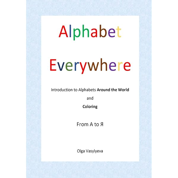 Amazon.com: Alphabets of the World: Letters from 78 Languages