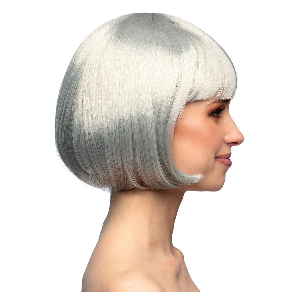 Boland Cabaret Straight Bob Wig taglia unica Silver Grey