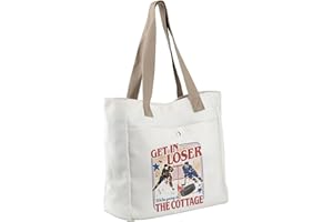 CMNIM Ice Hockey TV Show Gifts Heated Sports Tote Bag Get in Loser We're Going to the Cottage Gifts for Hockey Lovers Gym Bag