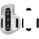 kwmobile Mouse Feet Replacement Compatible with Logitech MX Master 3 / 3S Computer Mouse Skates Sticker - Black