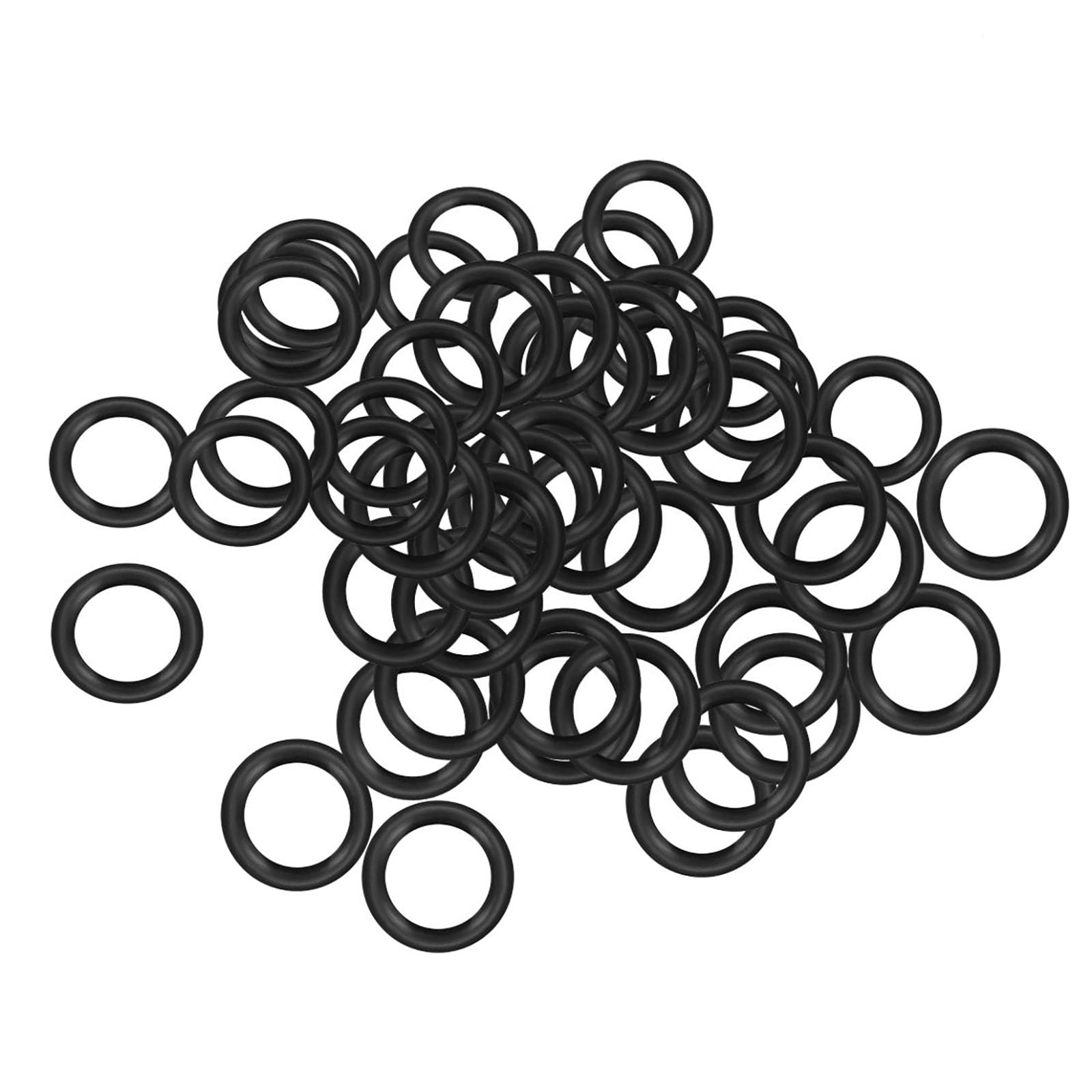 TA-VIGOR 50Pcs Nitrile Rubber O-Rings, 12mm OD 8mm ID 2mm Width Rubber Washers Spacer O-Rings Gasket kit, Metric Sealing Gasket for Hose, Faucet, Automotive, Plumbing