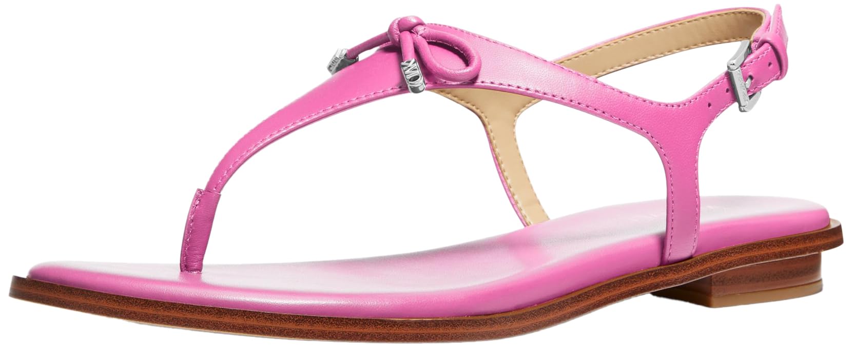 Michael Kors Women’s Nori Flat Thong Sandal, Cerise, 6