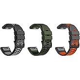 BEFIA 26mm Watch Band for Garmin Fenix 8 51mm 3 5x 6x pro 7x pro sapphire solar, quickfit 26 replacement bands for Garmin enduro 2 3 tactix 7 delta for men