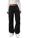 COPYLEAF Cargo Pants Women Elastic Waisted