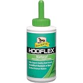Absorbine Hooflex All Natural Horse Hoof Dressing &amp; Conditioner, 15 fl oz | Includes Applicator Brush, No Artificial Chemicals or Dyes, Moisture Balance, Promotes Pliable &amp; Healthy Hoof, Less Cracking