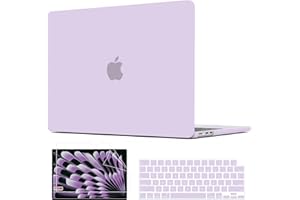 QJUZO Compatible with MacBook Air 15 inch Case 2025 2024 2023 2022 M4 M3 M2 A3241 A3114 A2941, Laptop Hard Shell Cover with S