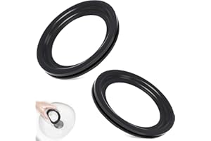 TEEGROOW RV Toilet Seal Replacement 2-Pack for Dometic 300/310/320 Toilets, High-Grade Flush Ball Seal Gasket Kit 385311658-Durable Rubber, Easy Installation, Fix Leakage & Odor, for Camper/Travel Trailers (2)