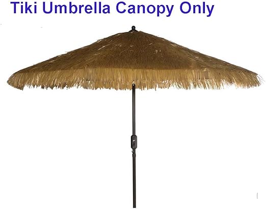Bayside 21 Tiki Umbrella Thatch Patio Umbrella Canopy Replacement For 9 8 Ribs Patio Umbrella Outdoor Garden Umbrella Hula Umbrella Canopy Hawaiian Style Umbrella Canopy Tiki Natural Amazon Ca Patio Lawn Garden