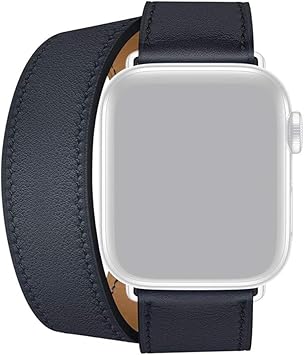 Webla Reloj de doble correa para Apple Watch 1234 en cuero, 38/40 ...