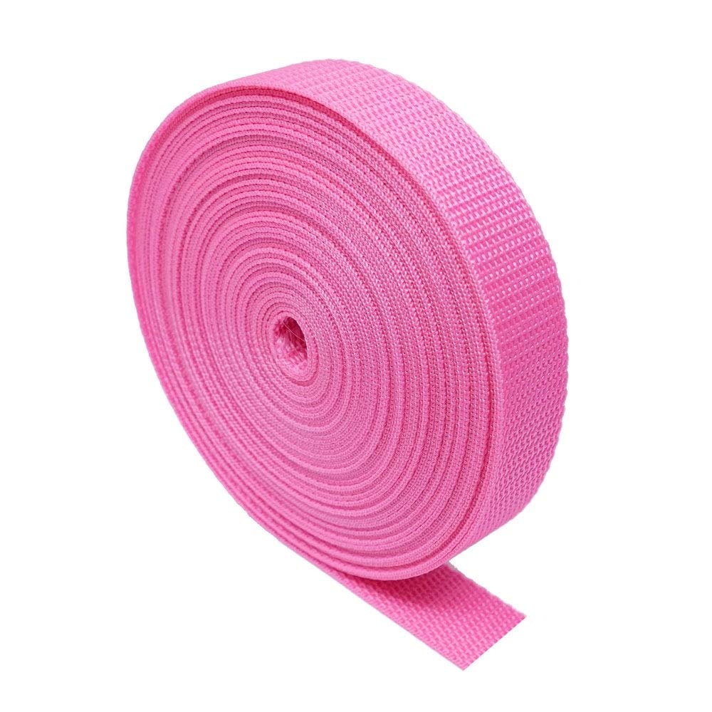 Heavy Duty Webbing Strap Tape - 5 metres - Rucksack/Backpacks, Luggage/Cargo Strapping, Belts (Pink, 20mm) — image 1