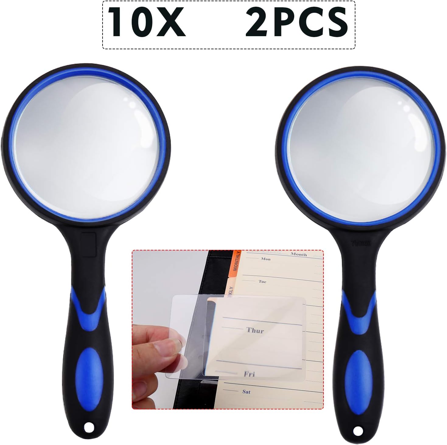Amazon Magnifiers For Reading – Full Page Reading Magnifier with LED ...