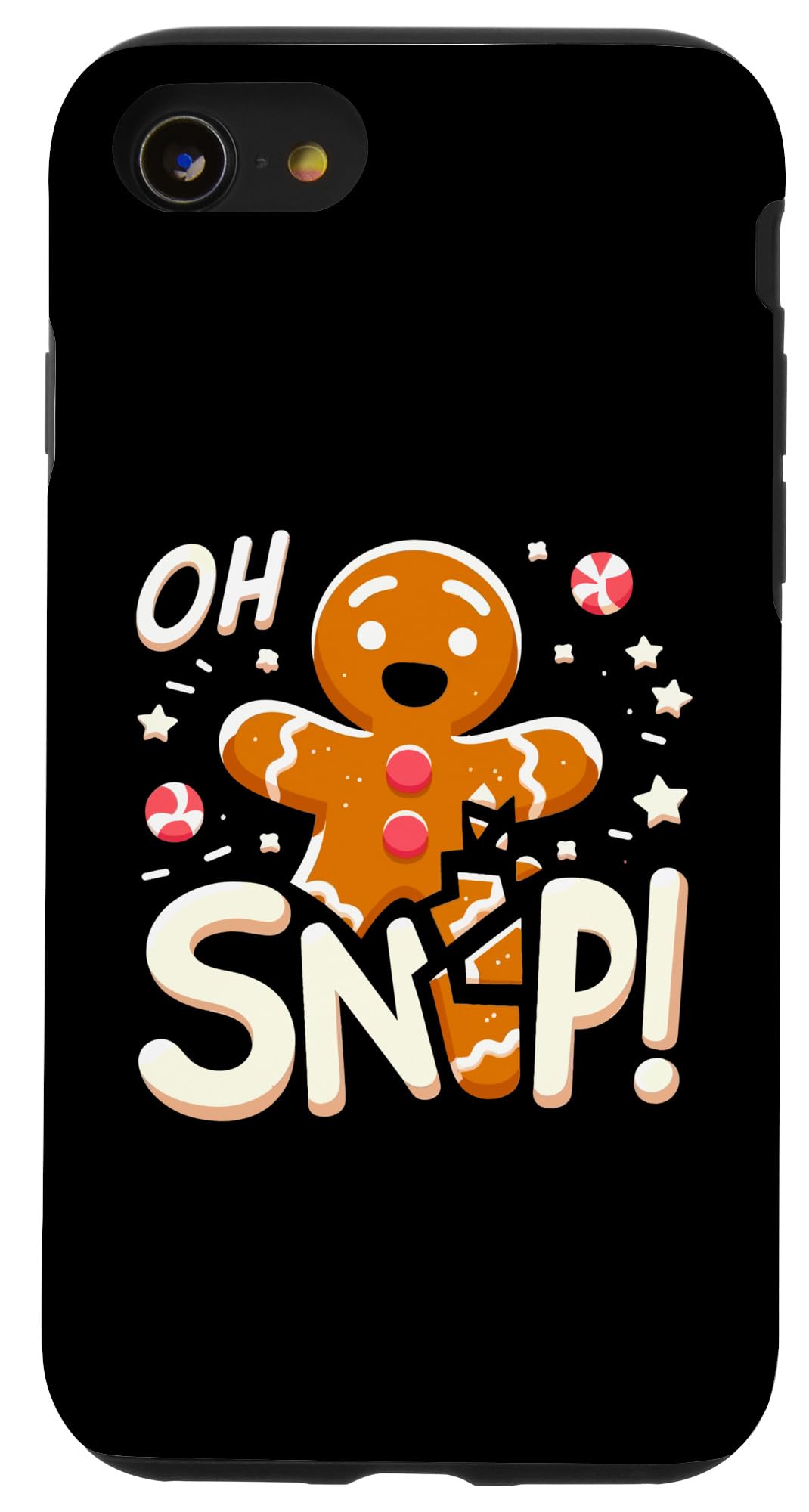 iPhone SE (2020) / 7 / 8 Oh Snap! Gingerbread Funny Christmas Xmas Women Men Case