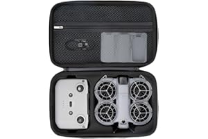 NEO 2 Case, Carrying Case for DJI NEO 2 Fly More Combo Accessories, Waterproof Portable PU Storage Shoulder Bag for DJI RC-N3