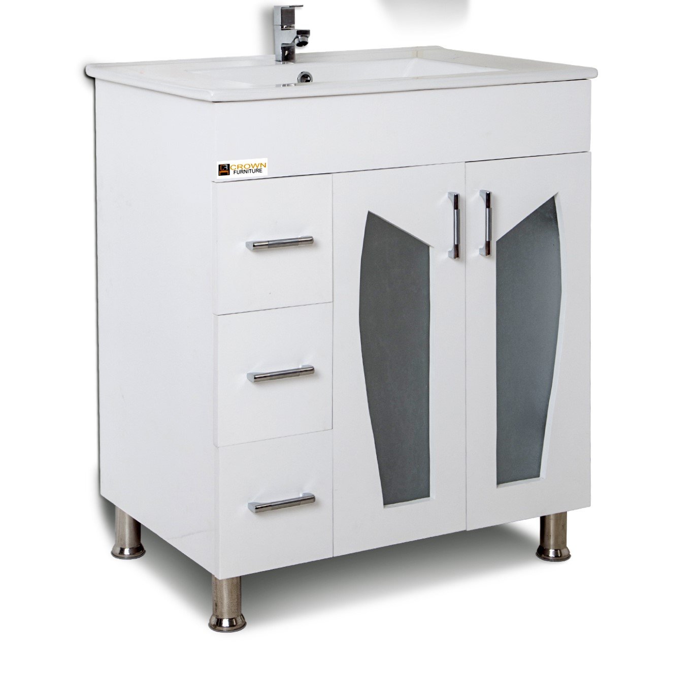 Crown Furniture Vanity Wash Basin Cabinet Amazon In Home Improvement