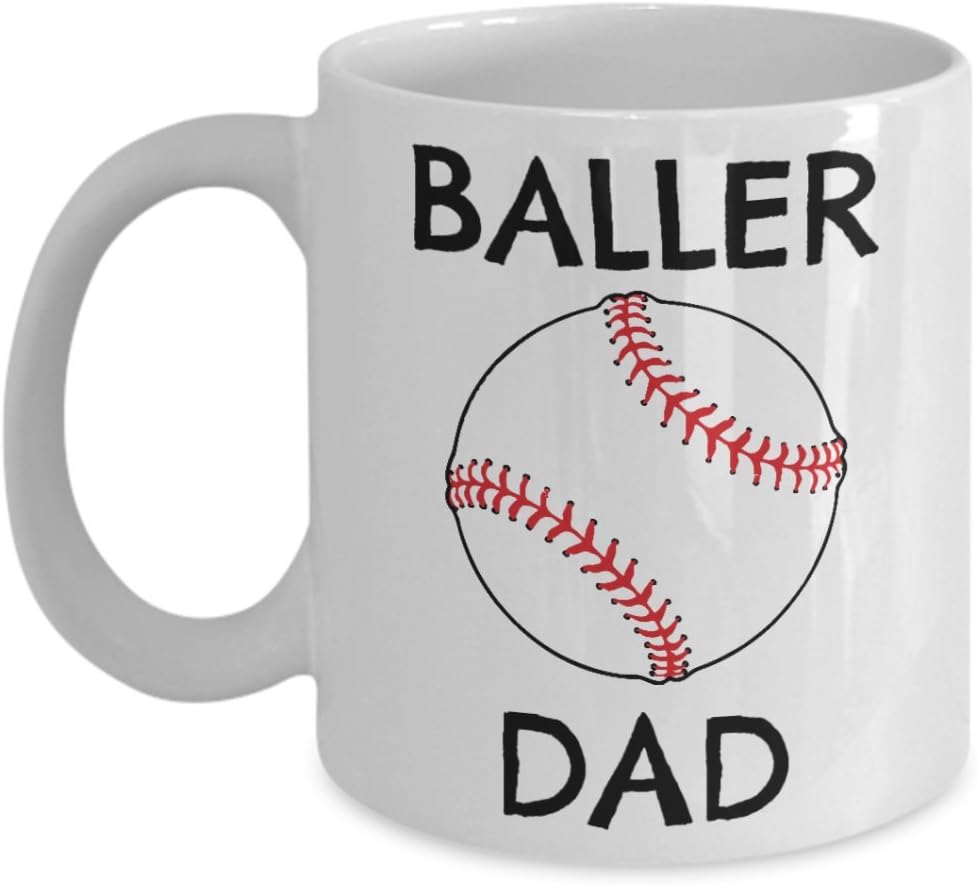 father's day baseball bat mug