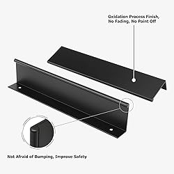 Peaha 50 Pack Kitchen Cabinet Handles 10 inch Black