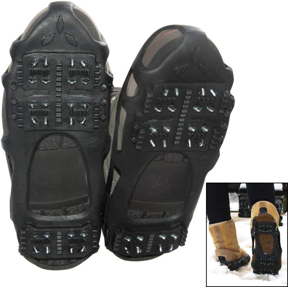 AGOOL Ice Grips Snow Grips Cleat Walk Traction Ice Cleat