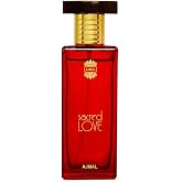Ajmal Sacred Love Eau de Parfum for Women, Citrus Floral Musk Scent | Fresh citrus meets jasmine and water lily with smooth sandalwood, floral and musk notes for an elegant feminine fragrance.