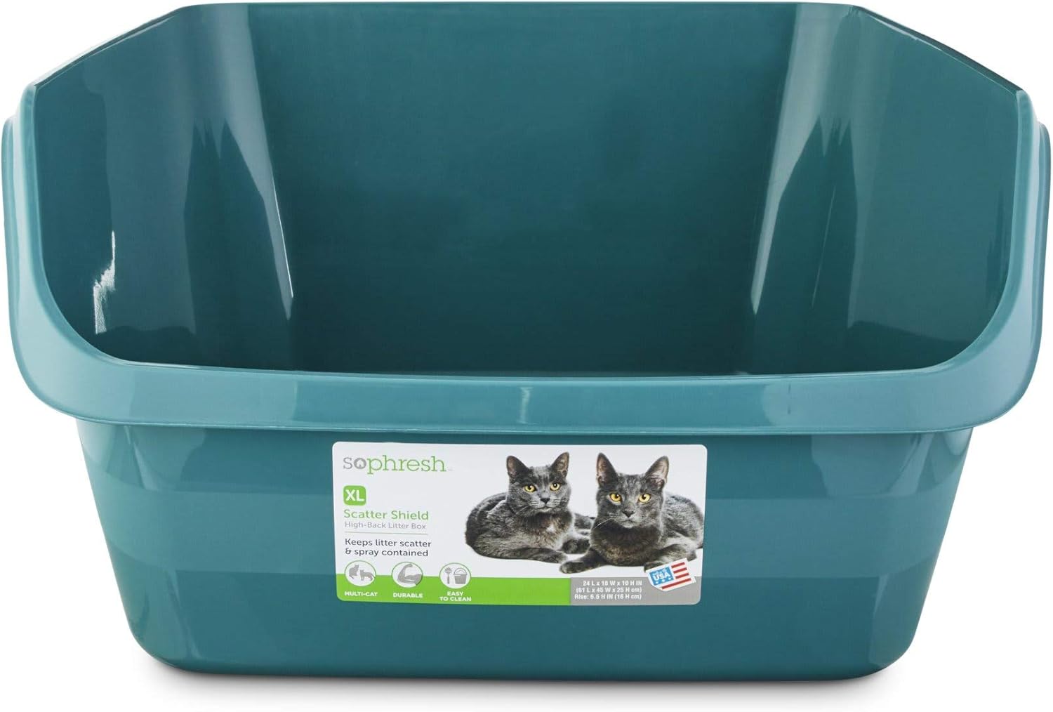 so phresh high back litter box