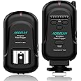 AODELAN Flash Trigger Transmitter and Receiver with Universal Hot Shoe for Canon, Nikon, Olympus, Panasonic, Pentax, Fuji, Samsung, Sony