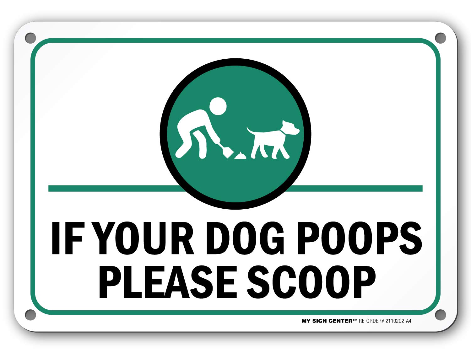 dog poop signs free