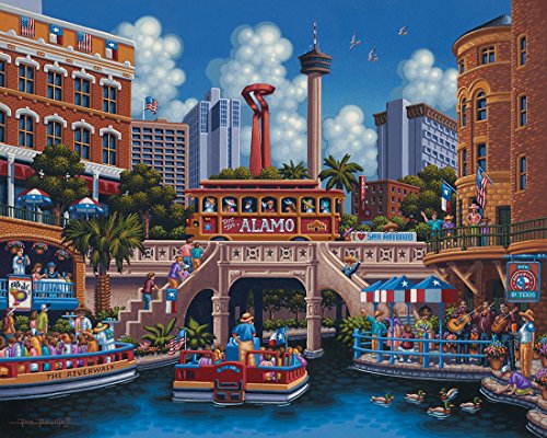 Jigsaw Puzzle - San Antonio 500 Pc By Dowdle Folk Art