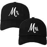 Matching Mr. & Mrs. Baseball Caps, Bridal Gift, Newlywed Honeymoon Wedding Gift
