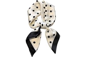 Dailyacc Hair Bandanas Scarf For Women Lightweight Fashion Neck Silk Satin Head Scarves For Sleeping Handbags Scarf