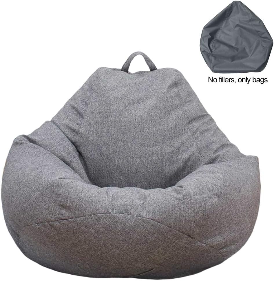 Recliner Gaming Bean Bag -Large Bean Bag Chairs Sofa cover, Water Resistant Indoor Outdoor Chair for adults and children (Without padding)
