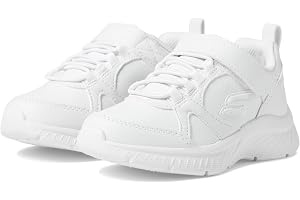 Skechers Girls' Microspec School Sweets | Casual, Adaptive Closure, Machine Washable, Cushioned Insole, Uniform Friendly