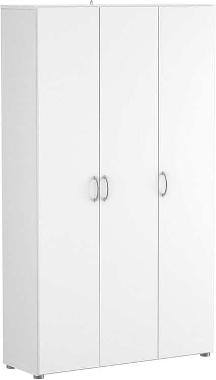 Demeyere 305543 Cobi Armoire Multifonctions Avec 3 Portes Panneau De Particules Blanc 101 4 X 34 X 175 Cm Amazon Fr Cuisine Maison