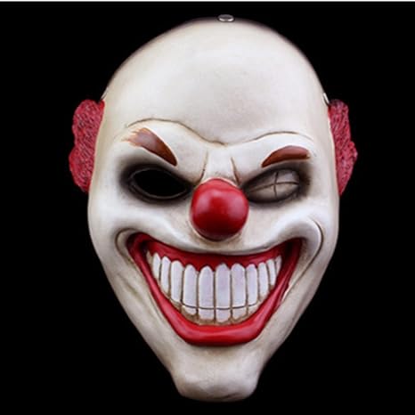 Amazon 王者堂 赤い鼻 ピエロ ゲーム マスク 仮面 仮装 ハロウィン クリスマス 学園祭 パーティー 宴会 舞踏会 コスプレ ペスト マスク コスチューム 小物 変身 撮影 コスプレ 仮装 通販