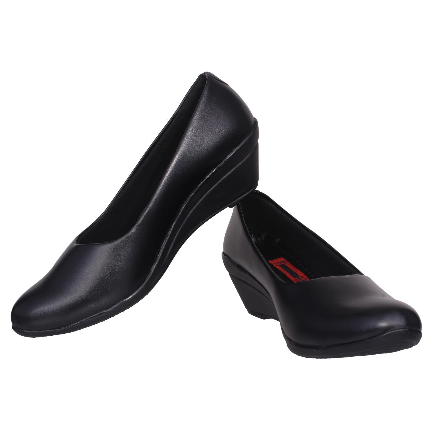 1 walk women's synthetic leather bellies (black)