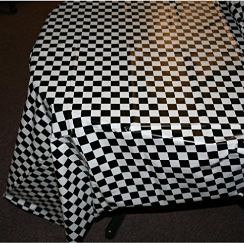 US Toy - Plastic Checkered Table Cover, (54 Inches by 108 Inches) (2-Pack)