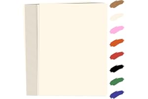 Cream Cardstock Paper 8.5'' x 11'', 100 Sheets 180gsm/65 lb Beige Printer Cover Card Stock, Construction Paper for Card Makin