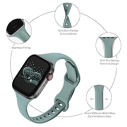 Slim Thin Narrow Bands Compatible with Apple Watch