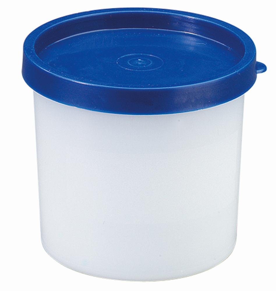 Westmark 4 Herb Containers, Incl. Lid, Capacity: 200 Ml Each, Stackable, Plastic, Trio, Colour: Transparent/Blue, 25842270