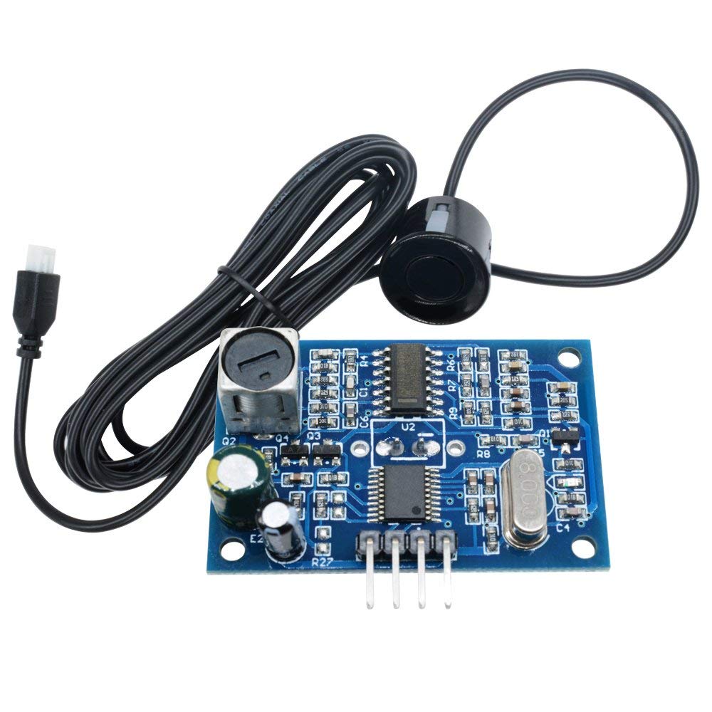 DollaTek DC 5V Waterproof Ultrasonic Distance Sensor Measuring Ranging Transducer Module with 2.5M Cable for Arduino