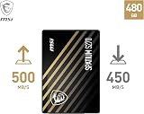 MSI SPATIUM S270 SATA 3 2.5 480GB SSD view 2