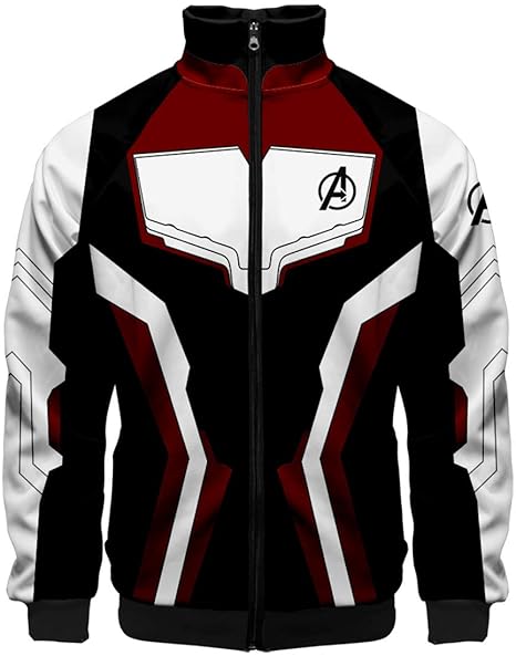 EMILYLE Jungen Avengers Endgame Kapuzenpullover Superheld Quantum Realm Cosplay Kostüm 3D Druck Trendy Teenager Hoodie