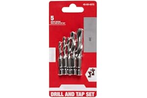 Fits Milwaukee 48-89-4875 Metric Shockwave Impact Drill and Tap Bit Set - 5 PC