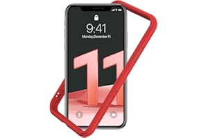RhinoShield Bumper Case compatible with [iPhone 11 / XR] | CrashGuard NX - Shock Absorbent Slim Design Protective Cover 3.5M / 11ft Drop Protection - Red