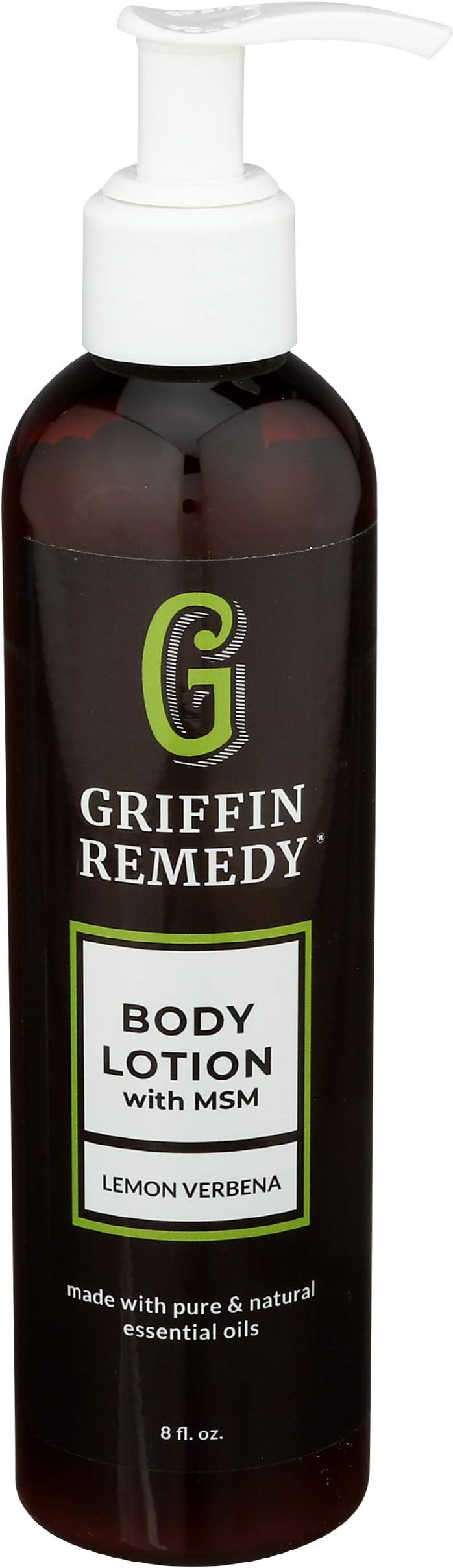 GRIFFIN REMEDY Lemon Verbena Msm Lotion, 8 OZ (Pack of 6)