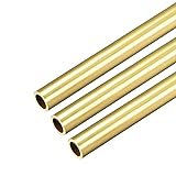 Ofowin [3 Pcs] Brass Round Tube 300mm Length 7.5mm