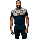 D'IYANU | Dayo Men's African Print T-Shirt | Premium Ankara Comfortable and Traditional