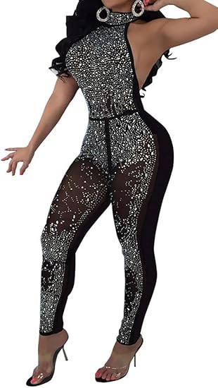 rhinestone jumpsuit