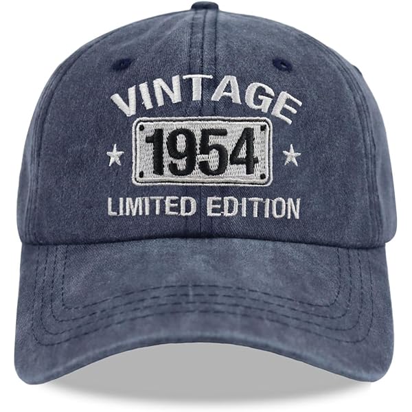 Vintage 1955 Limited Edition Hats for Men Women, 71th Birthday