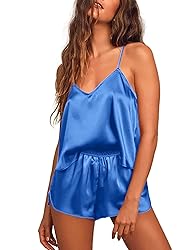 Ekouaer Womens Sleepwear Lingerie Satin Pajamas